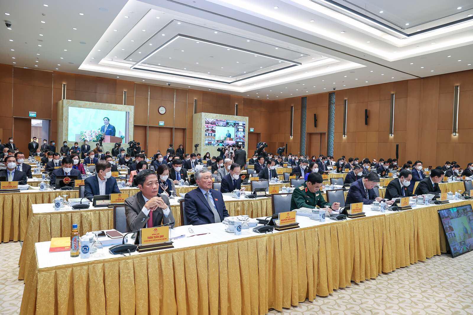Hội nghị Chính phủ với các địa phương đánh giá kết quả năm 2021, triển khai nhiệm vụ năm 2022 - Ảnh 4.