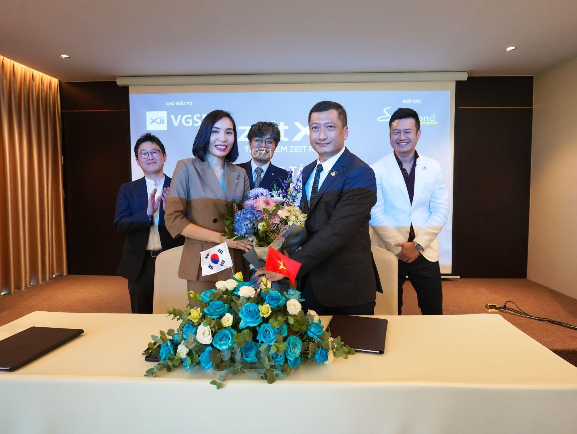 Smartland ký kết Tập đoàn GS phân phối chính thức Thu Thiem Zeit River - Ảnh 1.