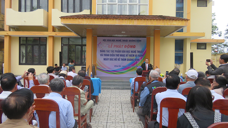 Quảng Bình: Phát động sáng tác tác phẩm văn học-nghệ thuật về đề tài Chủ tịch Hồ Chí Minh - Ảnh 1. Quảng Bình: Phát động sáng tác tác phẩm văn học-nghệ thuật về đề tài Chủ tịch Hồ Chí Minh - Ảnh 1.