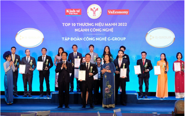 Giải thưởng thương hiệu mạnh Việt Nam 2022 tôn vinh Tập đoàn công nghệ G-Group - Ảnh 1.