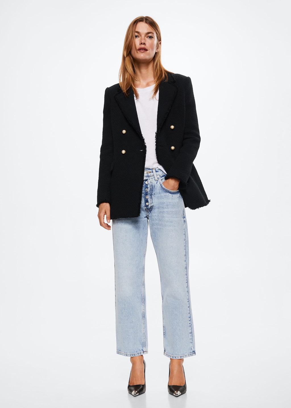13 mẫu áo blazer mới nhất của Zara, H&M và Mango - Ảnh 20.