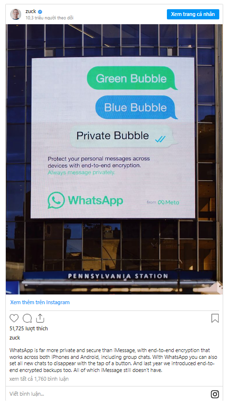 Mark Zuckerberg chế giễu Apple - Ảnh 1.