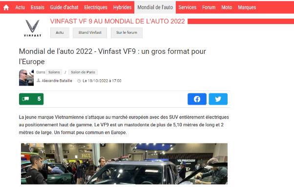 Truyền thông châu Âu: “Việt Nam đang có một thương hiệu ô tô rất mạnh và hấp dẫn” - Ảnh 1.