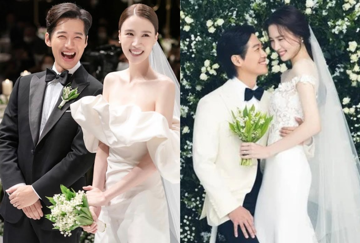 Năm 2022 Kbiz được mùa cưới: BinJin - Park Shin Hye mời toàn siêu sao, Gong Hyo Jin độc lạ bất ngờ - Ảnh 9.