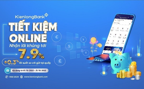 Gửi tiết kiệm online tại KienlongBank lãi suất ưu đãi đến 7,9% - Ảnh 1.