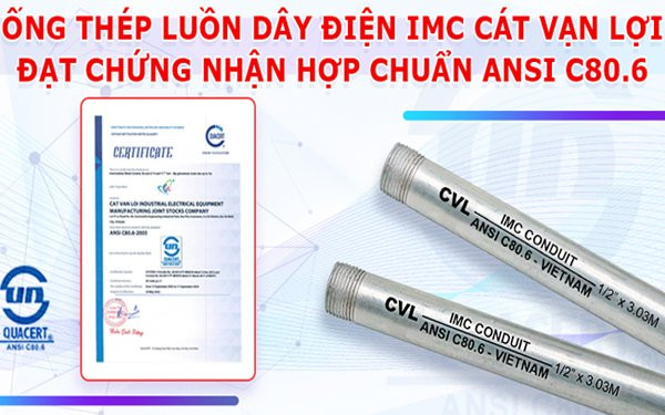 Ống luồn dây điện IMC chuẩn ANSI C80.6 bảo vệ dây cáp điện an toàn - Ảnh 1.