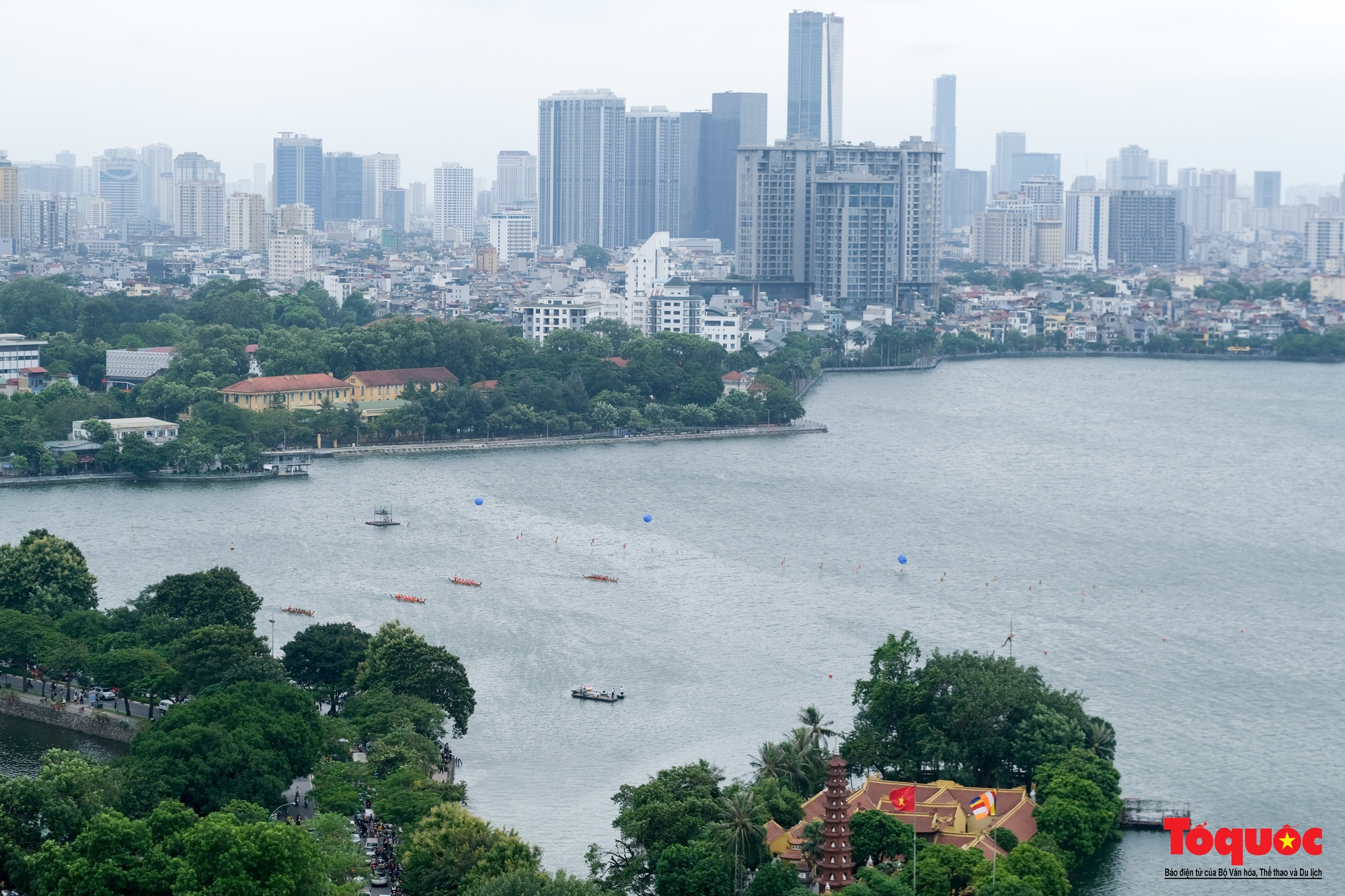 Giải Bơi chải thuyền rồng Hà Nội mở rộng năm 2022 - Ảnh 1.