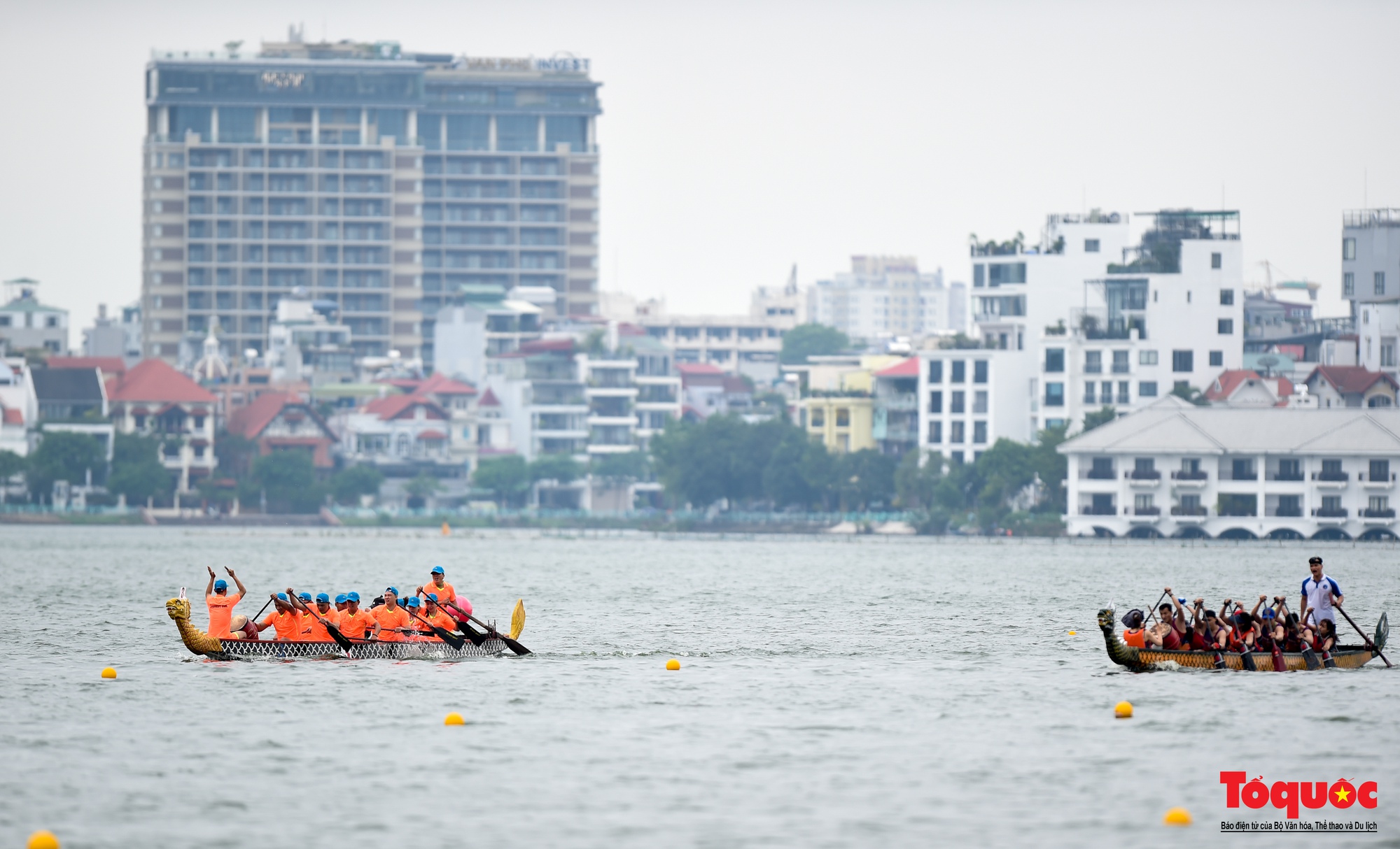 Giải Bơi chải thuyền rồng Hà Nội mở rộng năm 2022 - Ảnh 17.