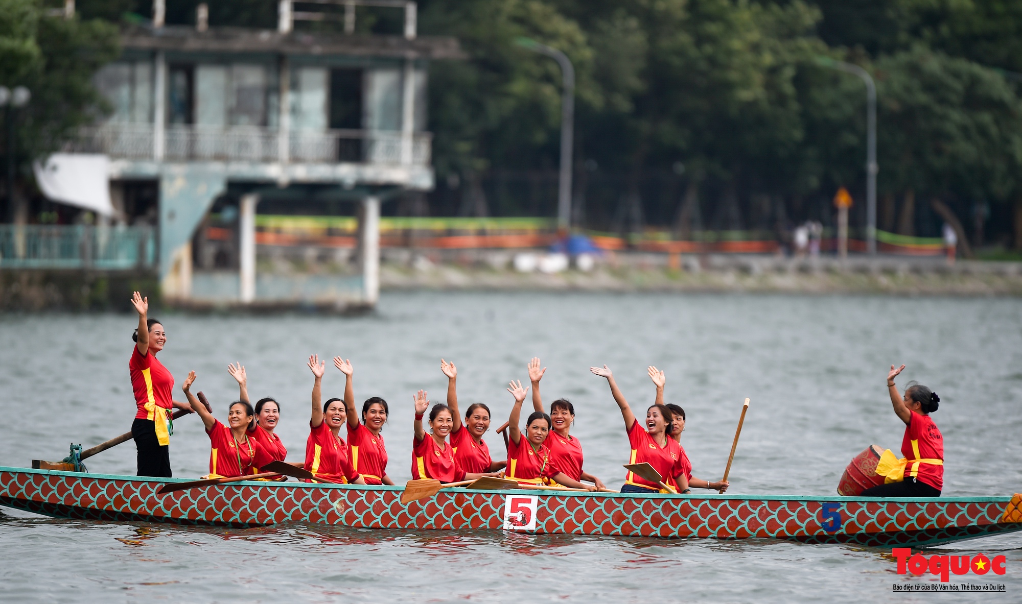 Giải Bơi chải thuyền rồng Hà Nội mở rộng năm 2022 - Ảnh 20.