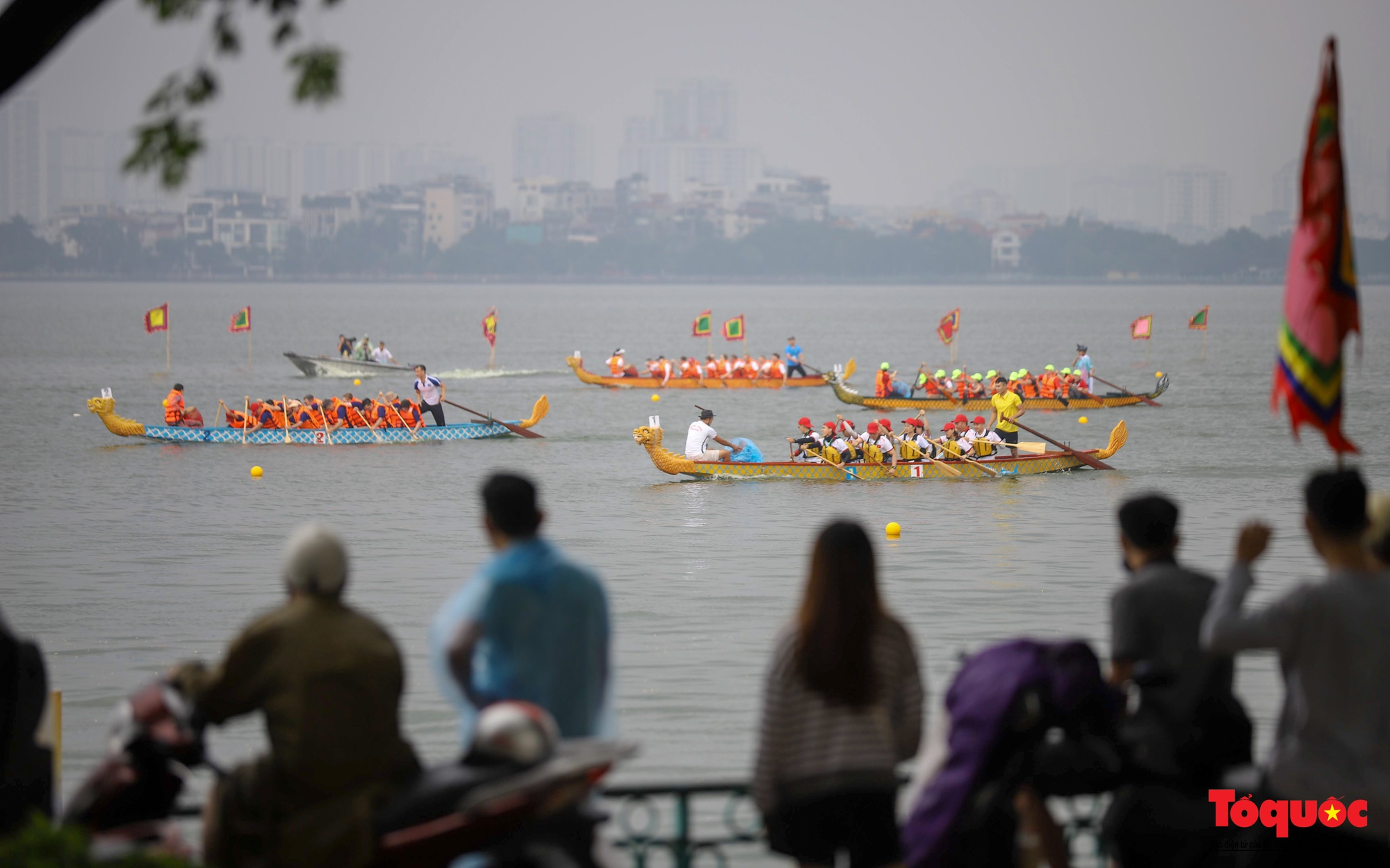 Giải Bơi chải thuyền rồng Hà Nội mở rộng năm 2022 - Ảnh 5.