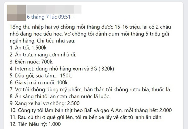 Gia đình thu nhập hơn chục triệu/ tháng vẫn có thể tiết kiệm nhờ phân bổ chi tiêu hợp lý - Ảnh 1.