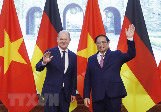 Thủ tướng CHLB Đức kết thúc tốt đẹp chuyến thăm chính thức Việt Nam - Ảnh 2.