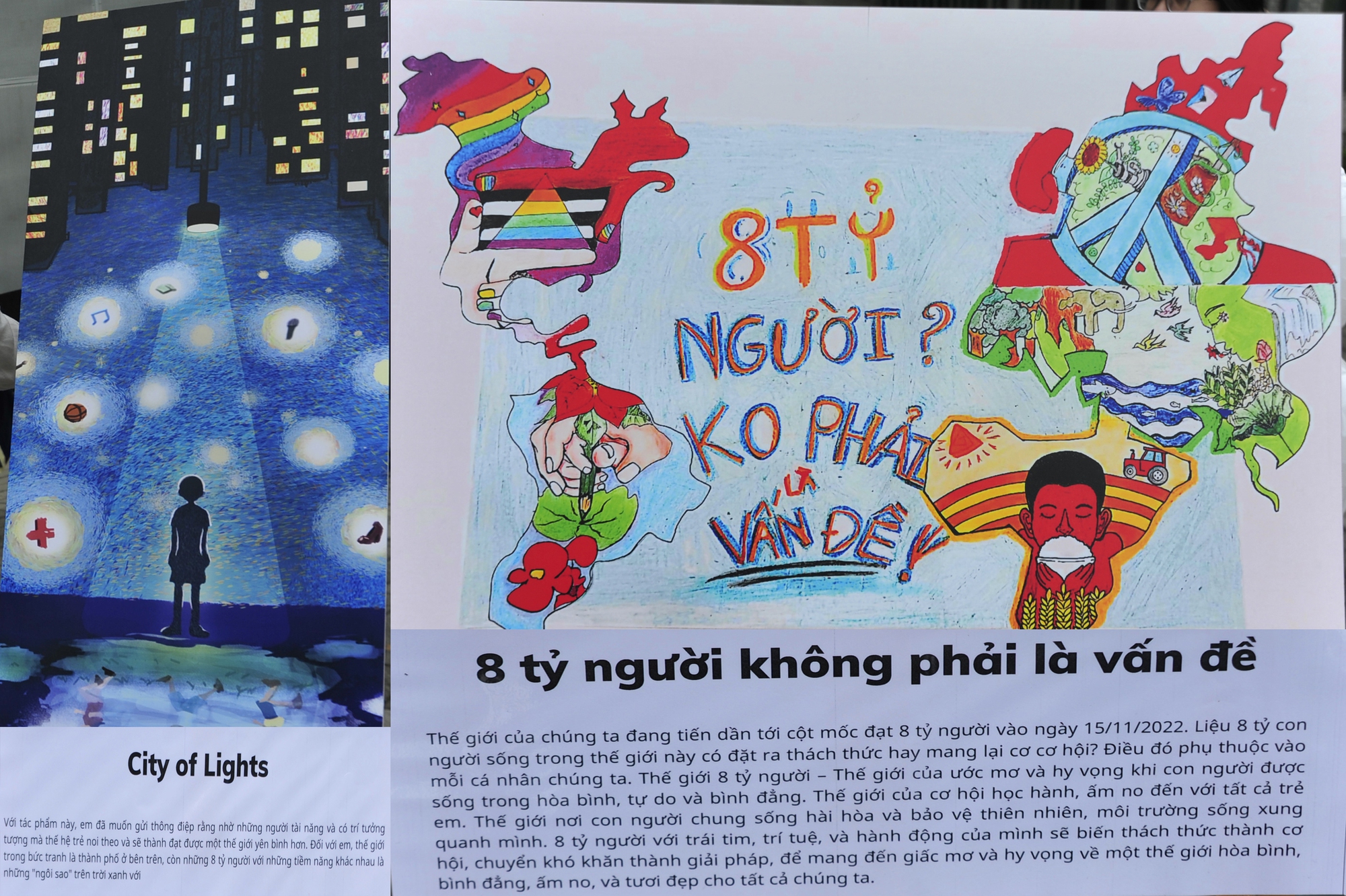 Những hình ảnh cuộc thi "Tôi và thế giới 8 tỉ người" - Ảnh 7. Những hình ảnh cuộc thi "Tôi và thế giới 8 tỉ người" - Ảnh 7.