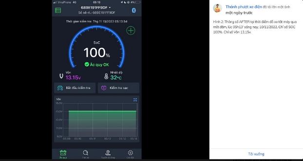 Người dùng VF e34 hài lòng sau khi được cập nhật phần mềm và thay ắc quy miễn phí - Ảnh 3.