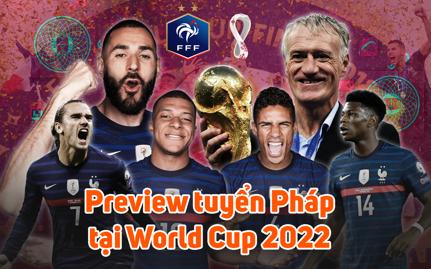 ĐT Pháp - World Cup 2022: Để cổ vũ cho ĐT Pháp trong hành trình chinh phục World Cup 2022, hãy xem những hình ảnh đầy cảm hứng về đội bóng này. Từ các ngôi sao bao gồm Kylian Mbappe và Paul Pogba cho đến ông thầy Didier Deschamps, bạn sẽ được trải nghiệm bóng đá đẳng cấp và thưởng thức phiên bản cập nhật nhất của \