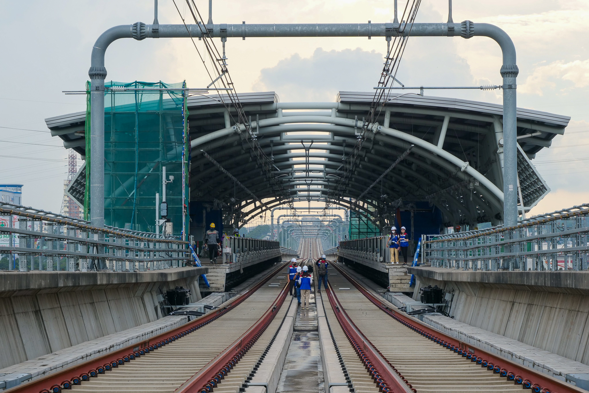 Cận cảnh nhà ga Khu Công nghệ cao hoàn thành 99% của tuyến Metro TP.HCM  - Ảnh 10.