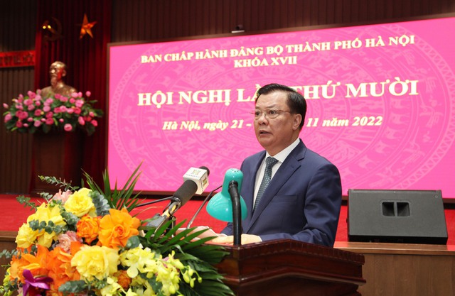 Hội nghị lần thứ 10 Ban chấp hành Đảng bộ TP Hà Nội thảo luận nhiều nội dung quan trọng  - Ảnh 1.