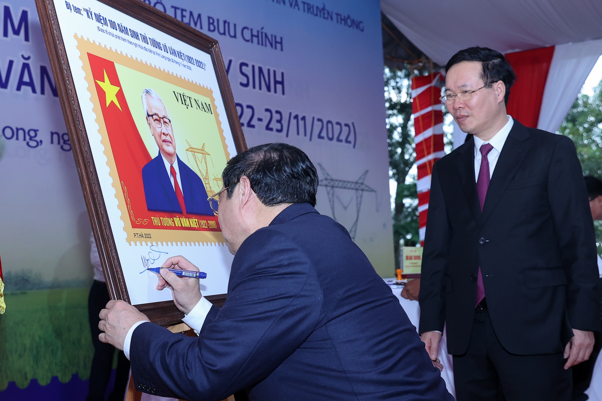 Thủ tướng Phạm Minh Chính dự các hoạt động kỷ niệm 100 năm Ngày sinh đồng chí Võ Văn Kiệt - Ảnh 6.