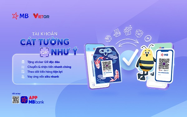 Đón tài lộc kinh doanh cùng combo &quot;Tài khoản Cát Tường - QR Như Ý&quot; của MB - Ảnh 1.