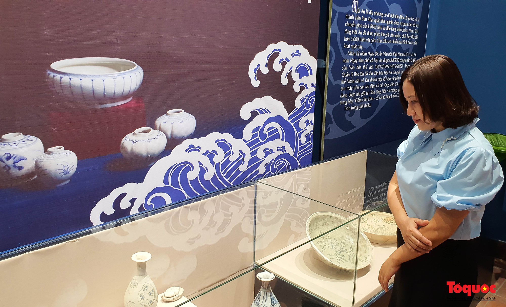 Hình ảnh trưng bày “Gốm Chu Đậu – cổ vật từ lòng biển Cù Lao Chàm” - Ảnh 6.