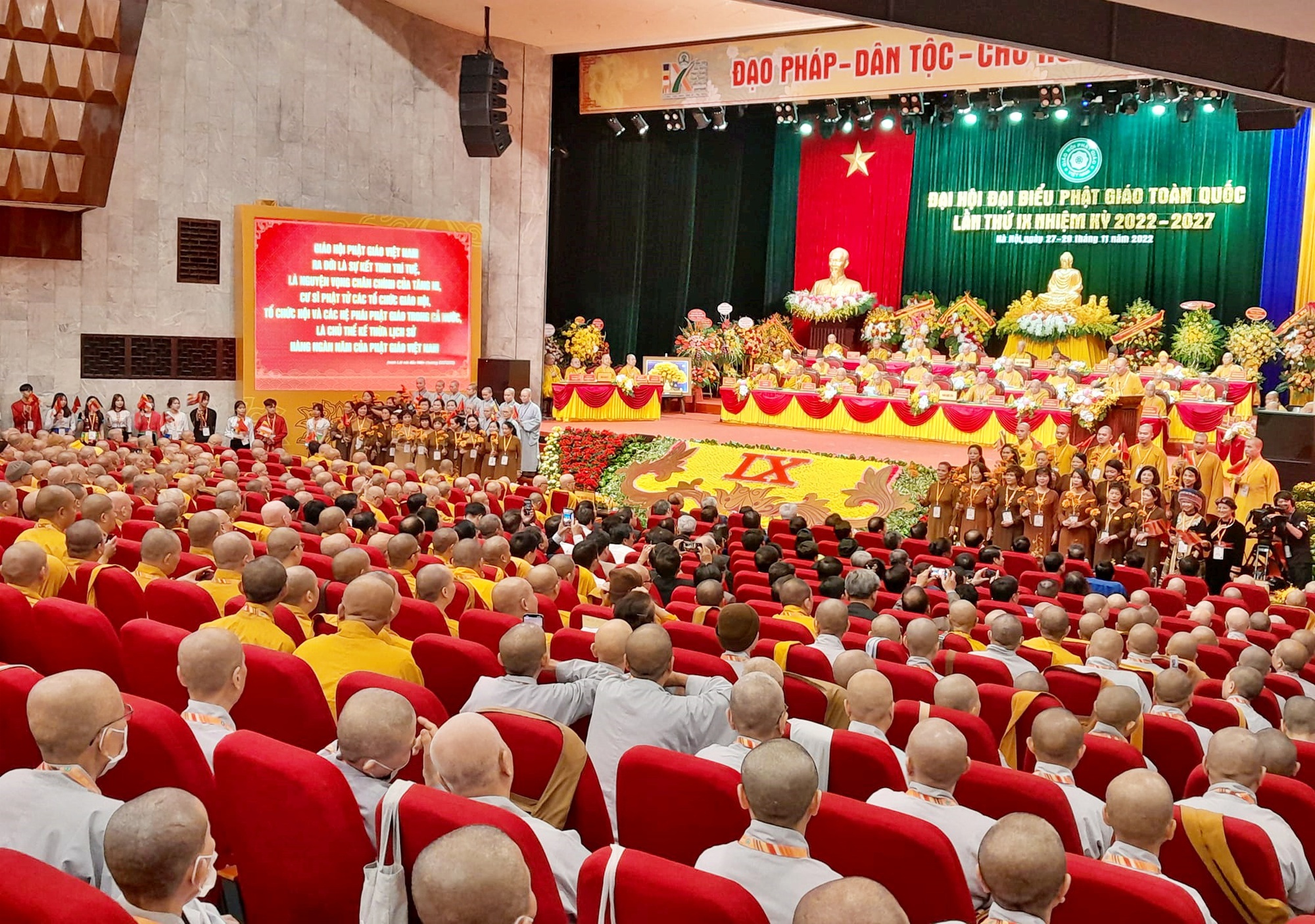 Khai mạc Đại hội Đại biểu Phật giáo toàn quốc lần thứ IX  - Ảnh 2.