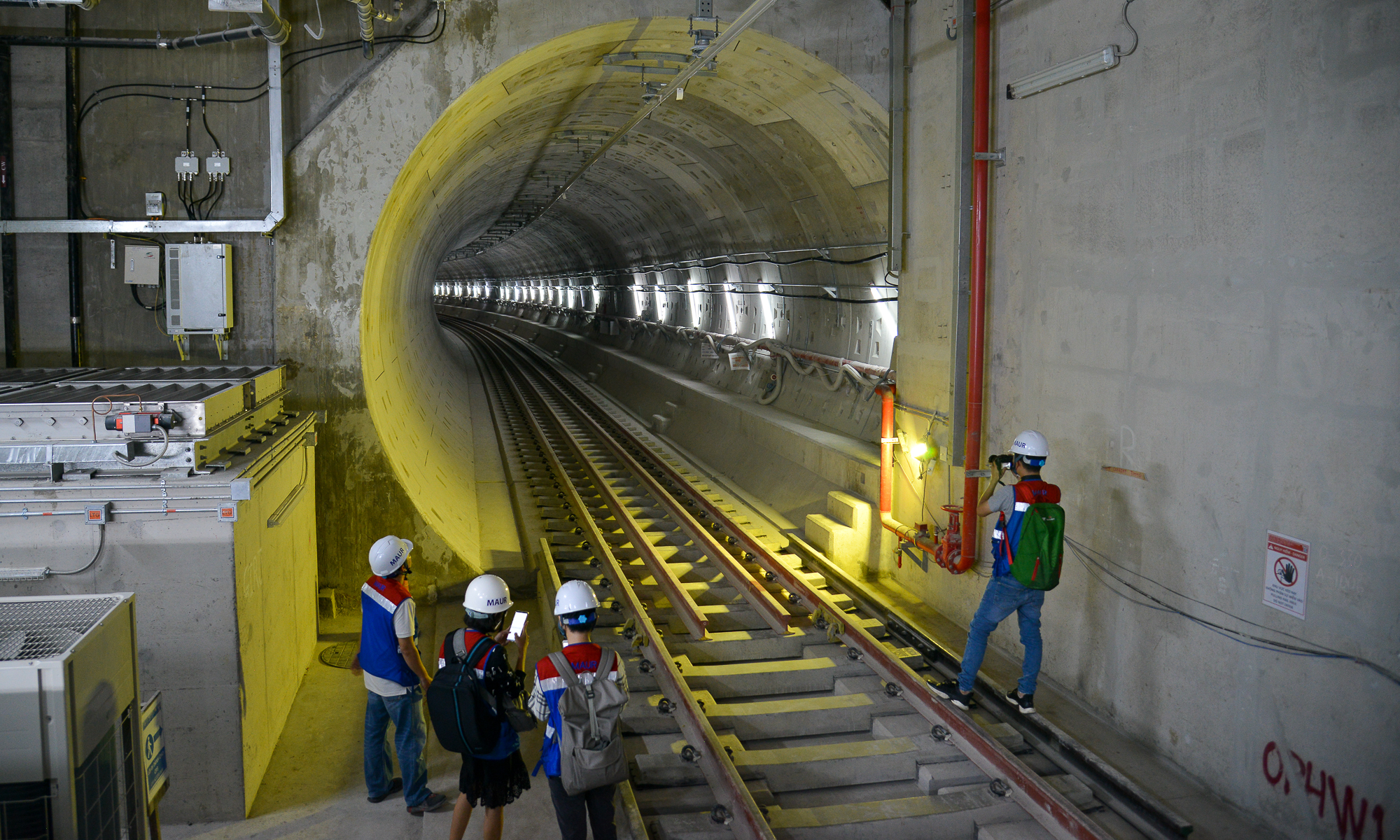 Cận cảnh nhà ga ngầm Ba Son của tuyến Metro TP.HCM sau khi hoàn thành gần 100%  - Ảnh 6.