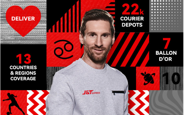 J&T Express công bố Lionel Messi là đại sứ thương hiệu toàn cầu - Ảnh 1.