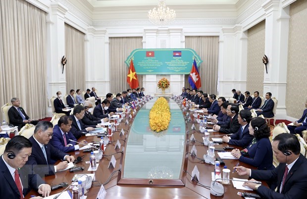  Thương mại và đầu tư trở thành điểm sáng trong quan hệ Việt Nam - Campuchia - Ảnh 2.
