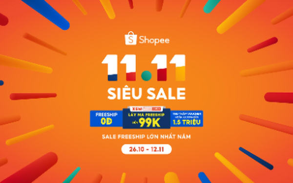 11.11 Siêu Sale - Lễ hội mua sắm lớn hàng đầu chính thức tái khởi động trên Shopee - Ảnh 1.