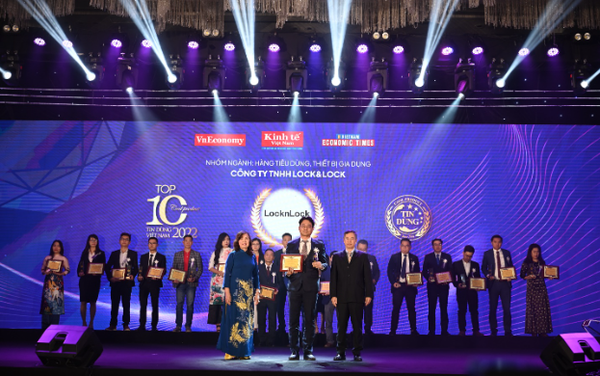 LocknLock được vinh danh trong Top 100 nhóm ngành sản phẩm – dịch vụ tin dùng 2022 - Ảnh 1.