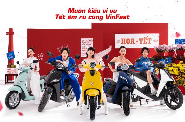 VinFast “lì xì” mạnh tay cho khách hàng mua xe máy điện - Ảnh 3. VinFast “lì xì” mạnh tay cho khách hàng mua xe máy điện - Ảnh 3.