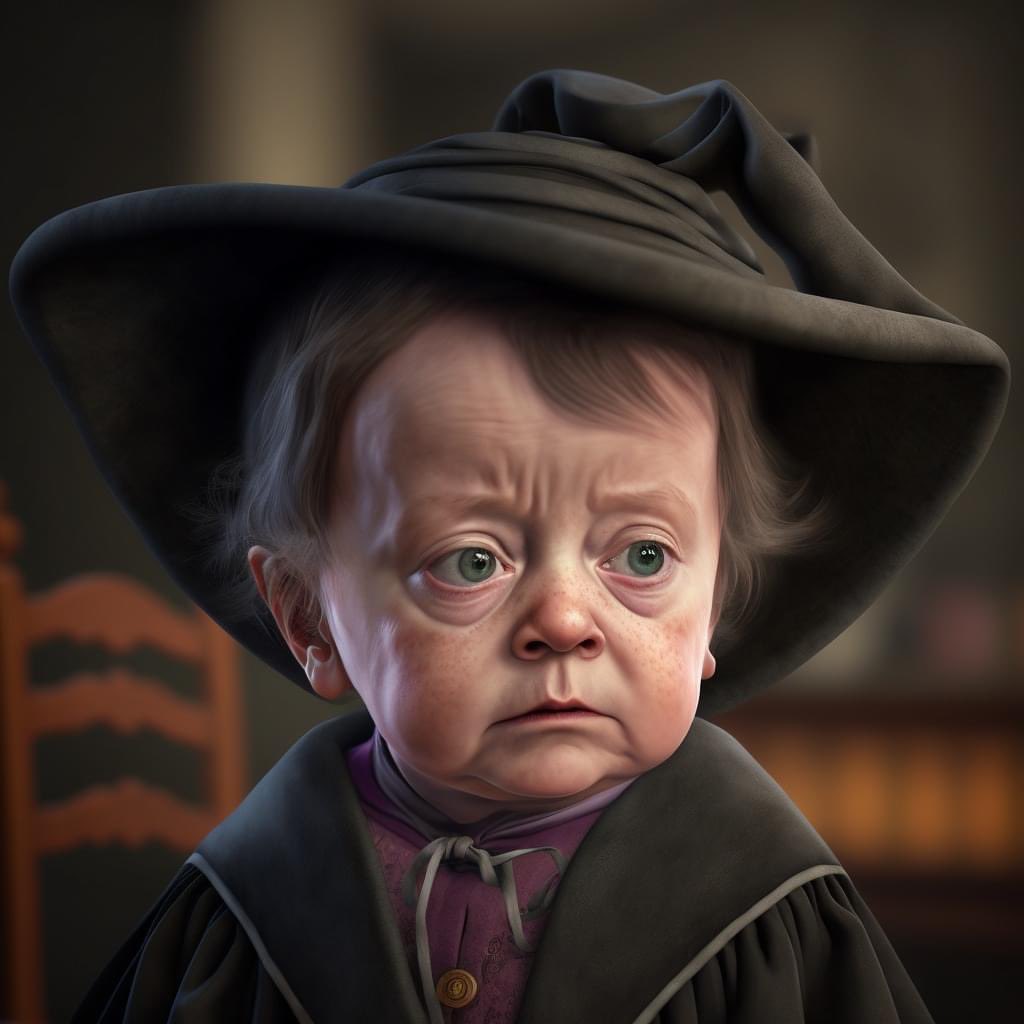 Khi dàn nhân vật Harry Potter hóa em bé: Thầy Dumbledore hài hước, phản diện đáng yêu hơn hẳn - Ảnh 22.