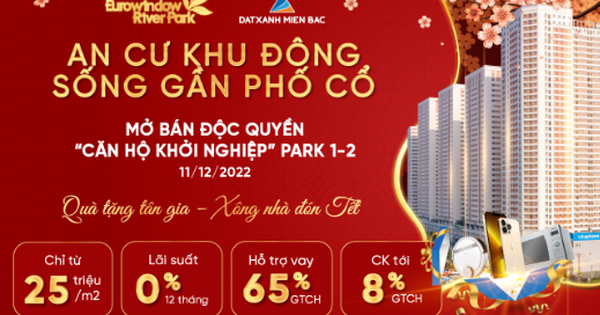 Cơ hội tậu nhà giá mềm, nhận quà trước Tết tại Eurowindow River Park - Ảnh 1.