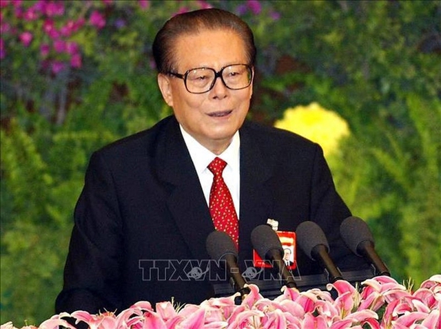 Lãnh đạo cấp cao Đảng, Nhà nước gửi điện chia buồn nguyên Tổng Bí thư, Chủ tịch Trung Quốc Giang Trạch Dân từ trần - Ảnh 1.