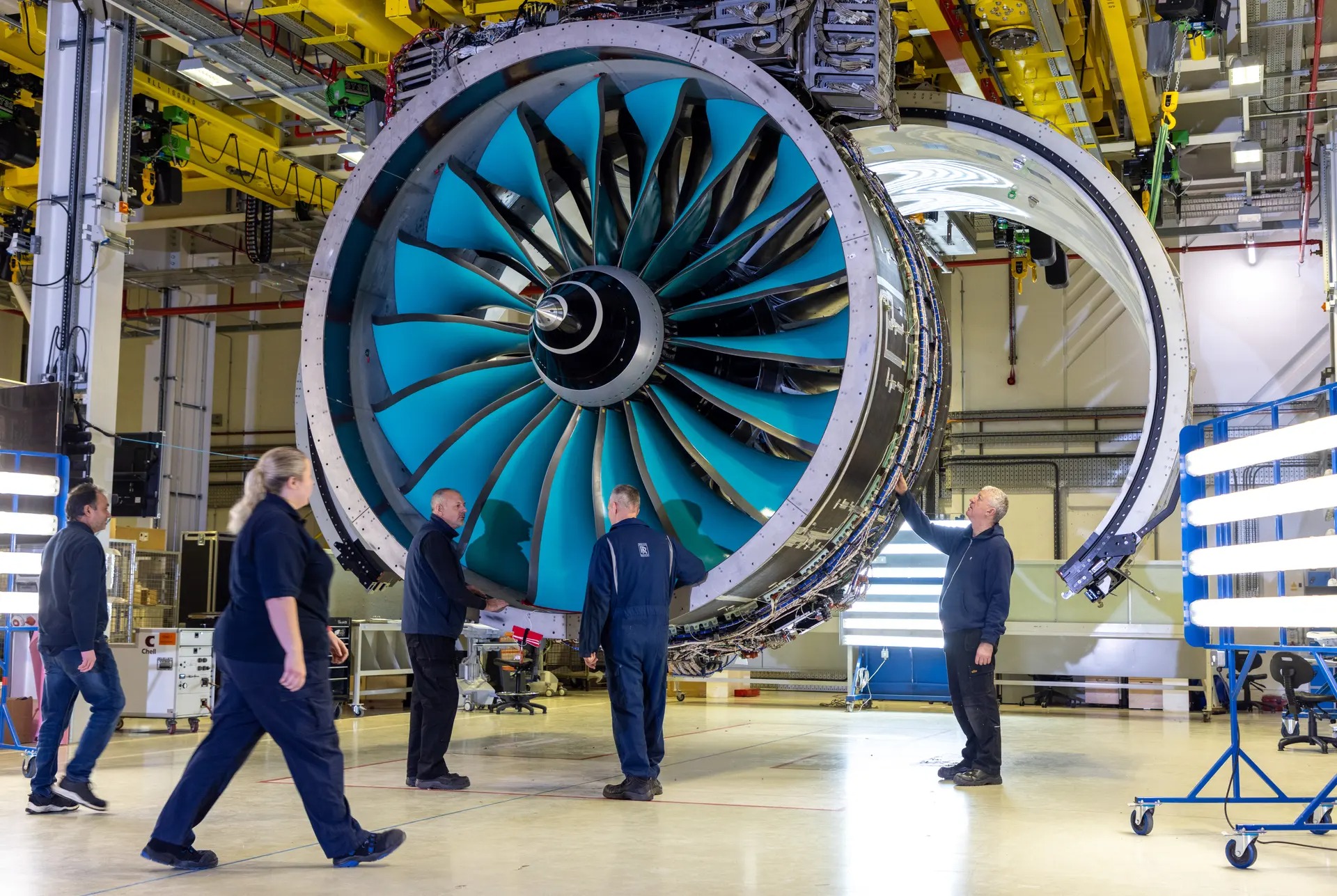 The process of building the world's largest aircraft engine has reached ...