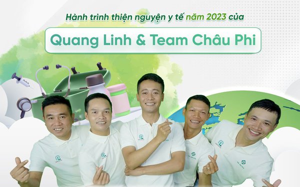 Hành trình thiện nguyện y tế của Quang Linh và team Châu Phi - Ảnh 1.