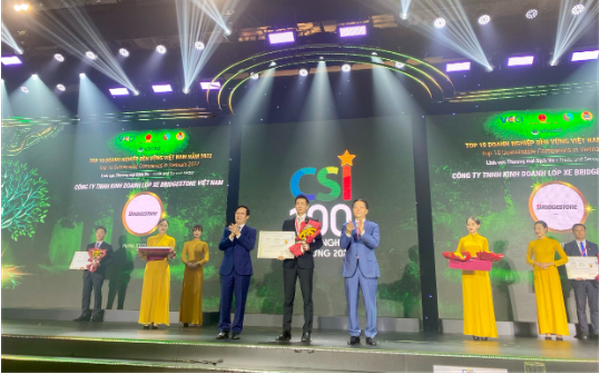 Bridgestone Việt Nam được vinh danh Top 10 Doanh nghiệp phát triển bền vững Việt Nam 2022 - Ảnh 1.