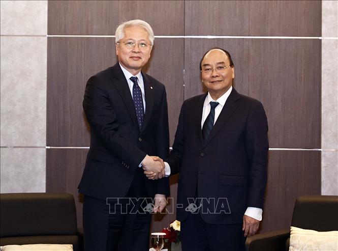 Chủ tịch nước Nguyễn Xuân Phúc tiếp lãnh đạo các tập đoàn lớn của Hàn Quốc - Ảnh 7.