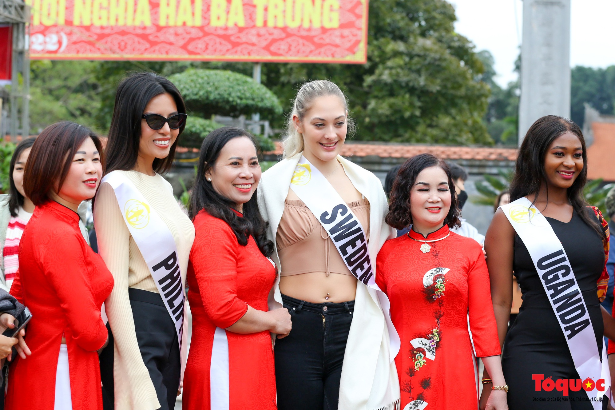 Dàn mỹ nhân Hoa hậu Du lịch thế giới khoe sắc cùng Lễ hội hoa Mê Linh - Ảnh 11.