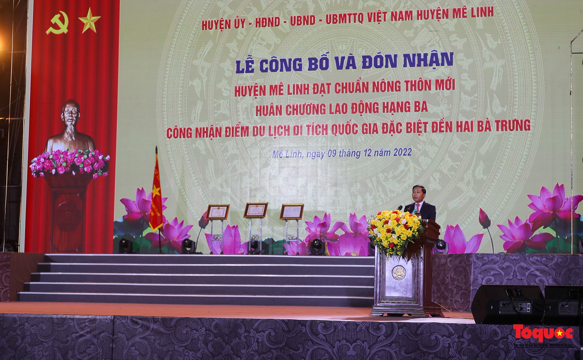 Hà Nội: Huyện Mê Linh đón nhận danh hiệu đạt chuẩn nông thôn mới và đón nhận Huân chương Lao động hạng Ba - Ảnh 22.
