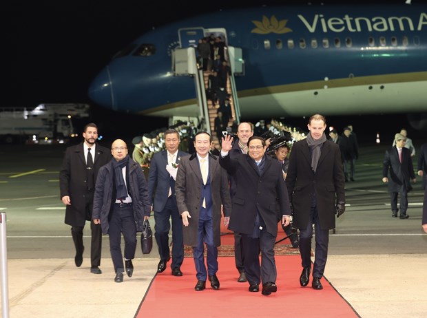 Thủ tướng Chính phủ Phạm Minh Chính bắt đầu thăm chính thức Luxembourg - Ảnh 1.