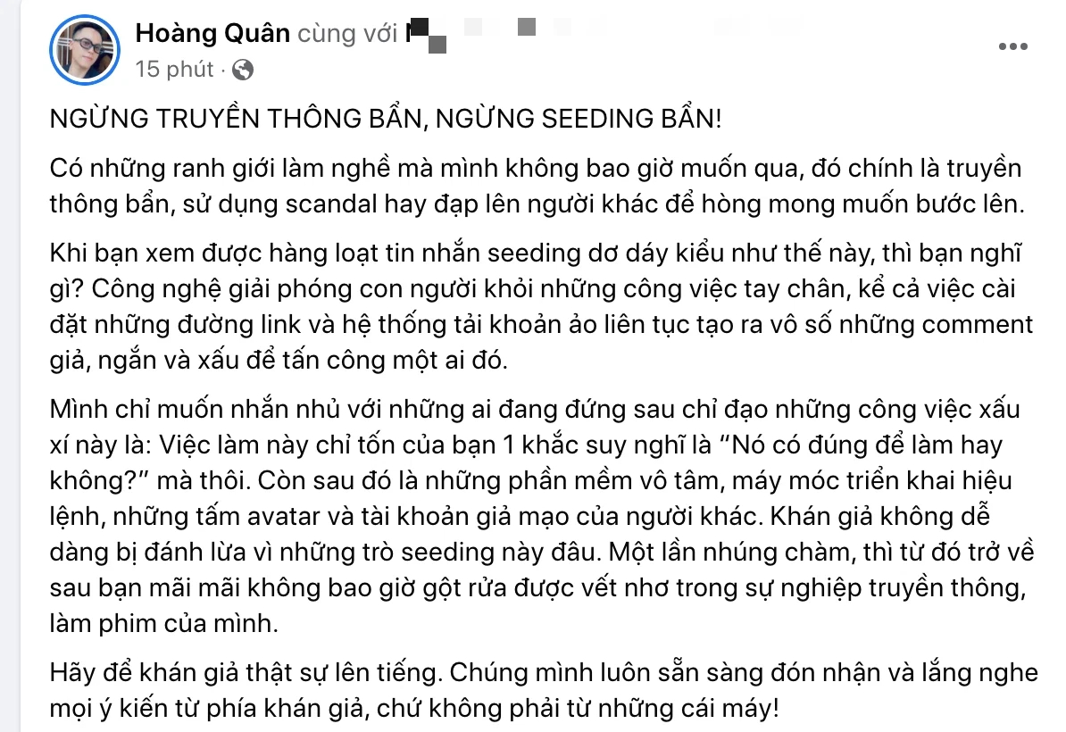 Rộ nghi vấn phim Việt về chuyện ma có thật bị seeding chơi xấu, tới mức nào mà đến cả 1 siêu mẫu cũng bất bình lên tiếng? - Ảnh 7.