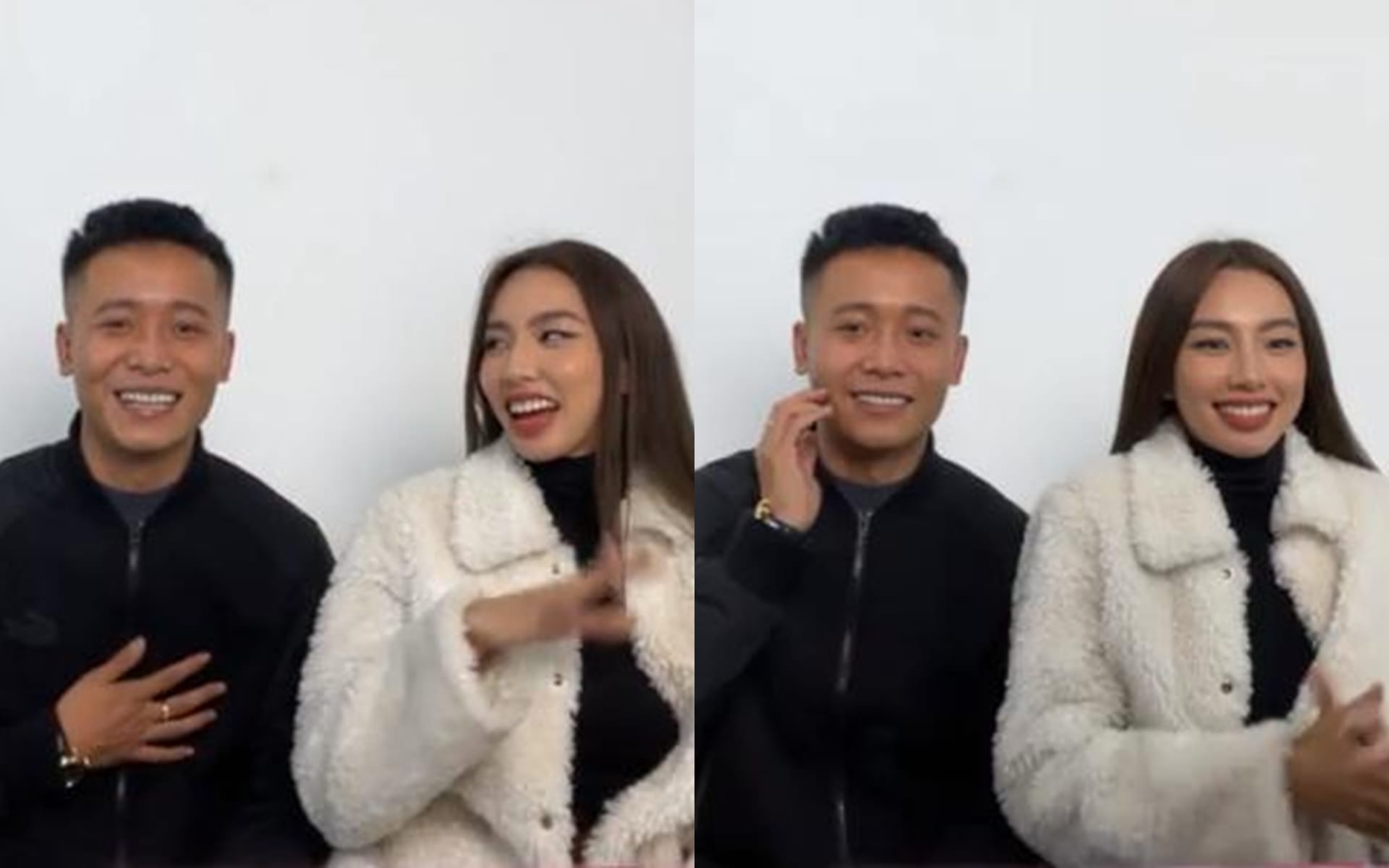 Quang Linh Vlogs bẽn lẽn trong buổi livestream với Hoa hậu Thùy Tiên - Ảnh 1.