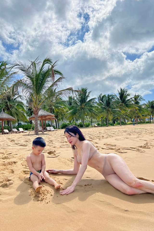 Cùng đăng ảnh bikini, Quỳnh Thư và Diệp Lâm Anh bị đưa lên bàn cân so sánh - Ảnh 4.