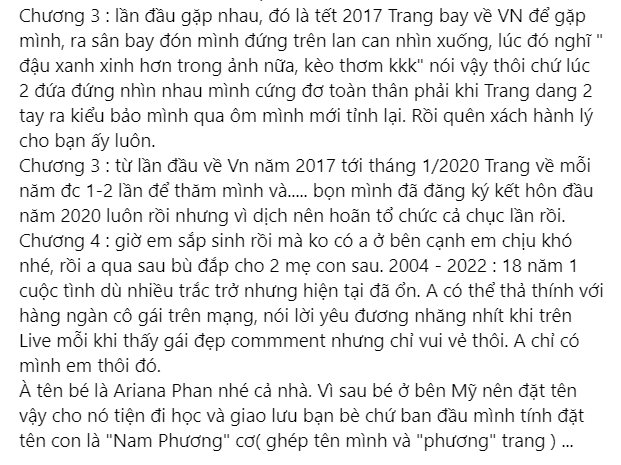 Nam Blue bất ngờ công khai vợ con, lần đầu hé lộ chuyện tình 18 năm xuyên biên giới: Quen nhau từ lớp 9 qua Yahoo! và cái kết cực vẹn tròn - Ảnh 3.