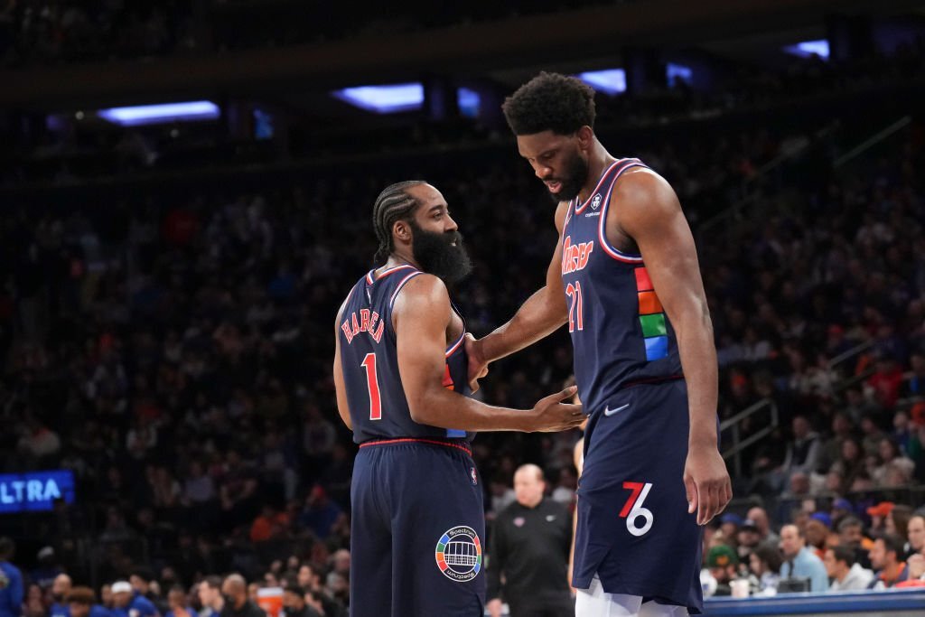 Joel Embiid và James Harden tự tin khẳng định sự kết hợp giữa đôi bên là miễn chê - Ảnh 1.