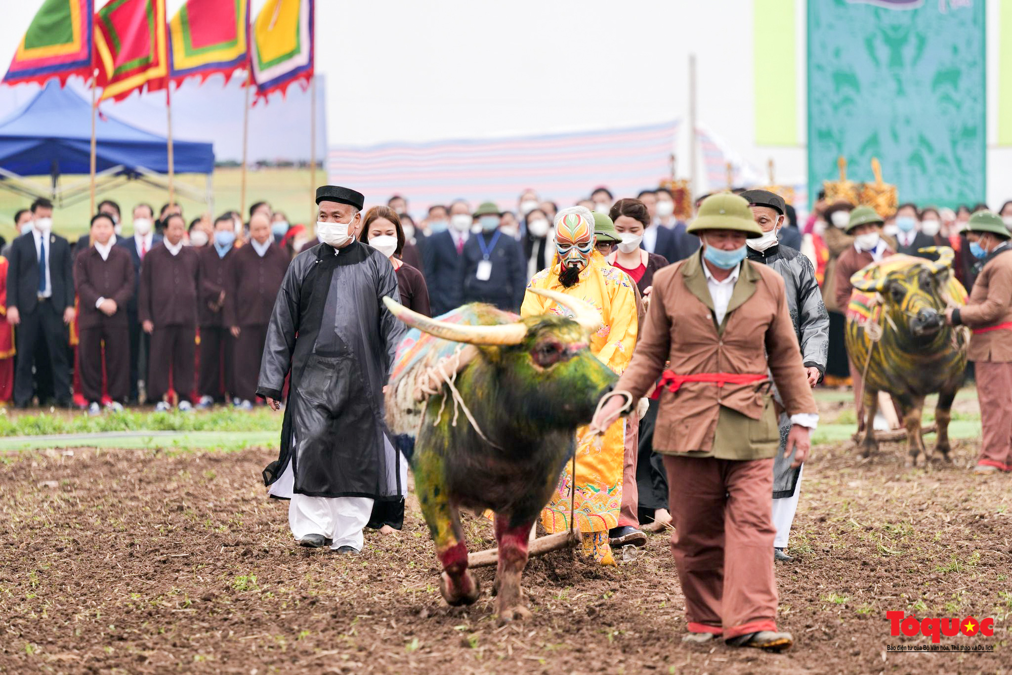 Chủ tịch nước xuống đồng cày ruộng đầu năm mới tại Lễ hội Tịch điền Đọi Sơn - Ảnh 5.