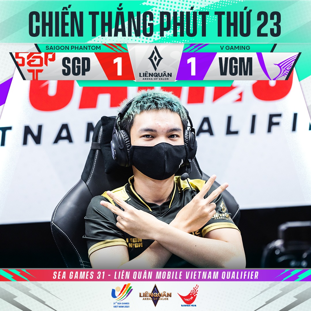 V Gaming đánh bại Saigon Phantom, giành vé đến thẳng Chung kết Vòng tuyển chọn SEA Games 31 - Ảnh 2.