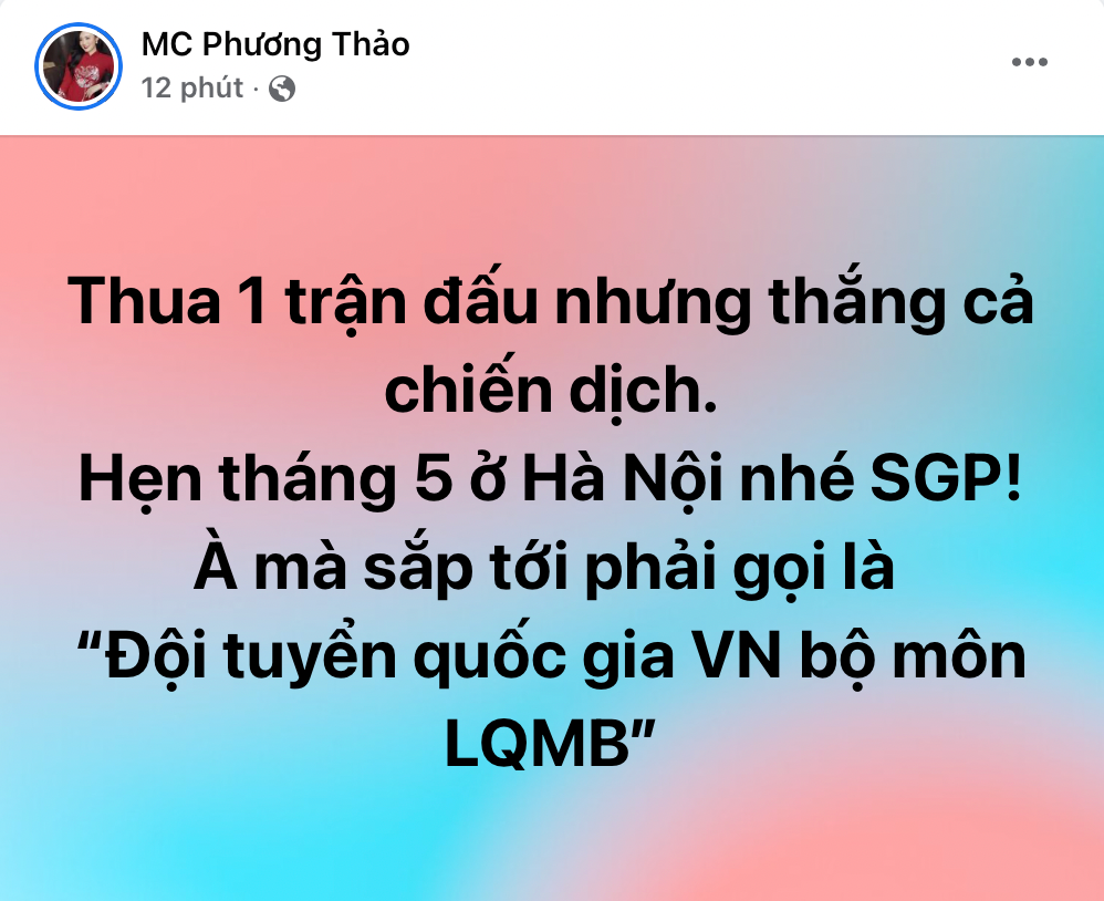 Dàn BLV, MC của LQVN gửi lời chúc mừng tới Saigon Phantom khi giành được vé dự SEA Games 31 - Ảnh 4.