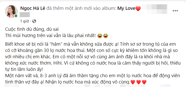 Hậu nghi vấn rạn nứt, vợ Công Lý xúc động khoe được chồng tặng một món quà đặc biệt - Ảnh 2.